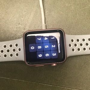 I phone watch series 1/pink gold color
